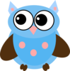 Blue Owl Clip Art