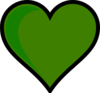 Green Heart Clip Art