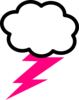 Pink Bolt Clip Art