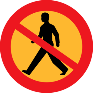 Afon Suite No Entry Clip Art