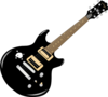 Black Guitar Clip Art