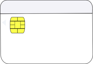 Smart Card White Clip Art
